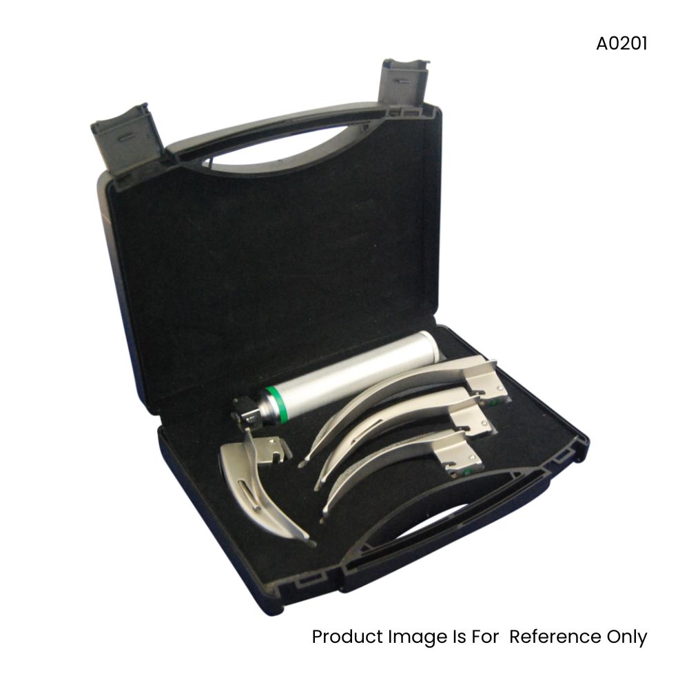 Armo Laryngoscopes Fibre Optic Set Xenon in Case
