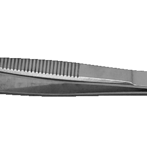 Armo Eye Forceps Std Cilia with slant edge 9cm - Each