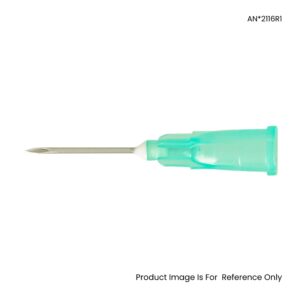 Agani Standard Hypodermic Needle 21G Green