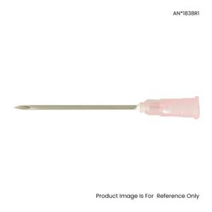 Agani Standard Hypodermic Needle 18G X 38mm Pink
