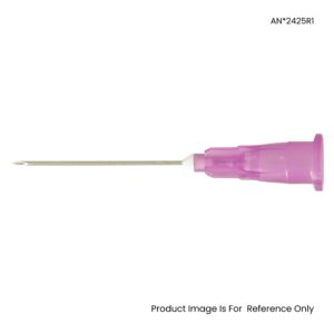 Agani Standard Hypodermic Needle 24G X 25mm Purple