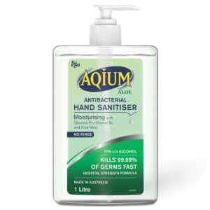 Aqium Antibacterial Hand Sanitiser With Aloe