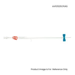 Asahi Kasei Safety AV Fistula Needle Rotating Wing 300mm Tube 15G X 25mm