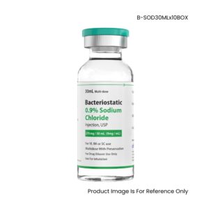 Bacteriostatic 0.9% Sodium Chloride 30ml Preserved Saline