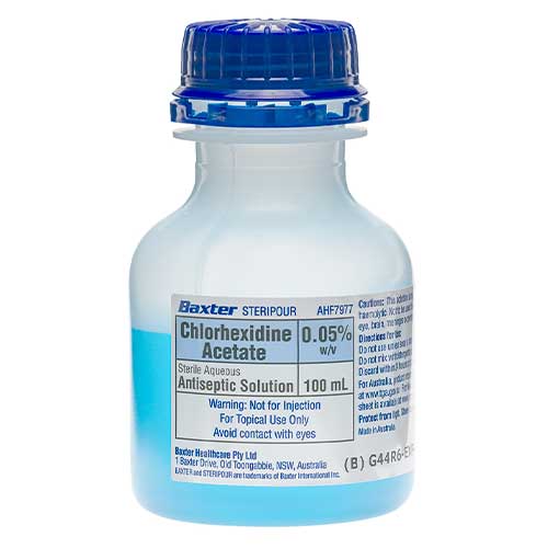 Baxter Chlorhexidine 0.05% Antiseptic Solution