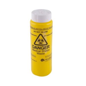 Fitsafe Medical Sharps Waste Container With Screw-Top