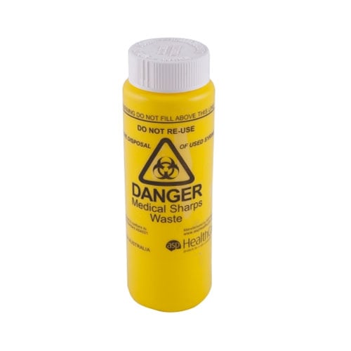 Fitsafe Medical Sharps Waste Container With Screw-Top