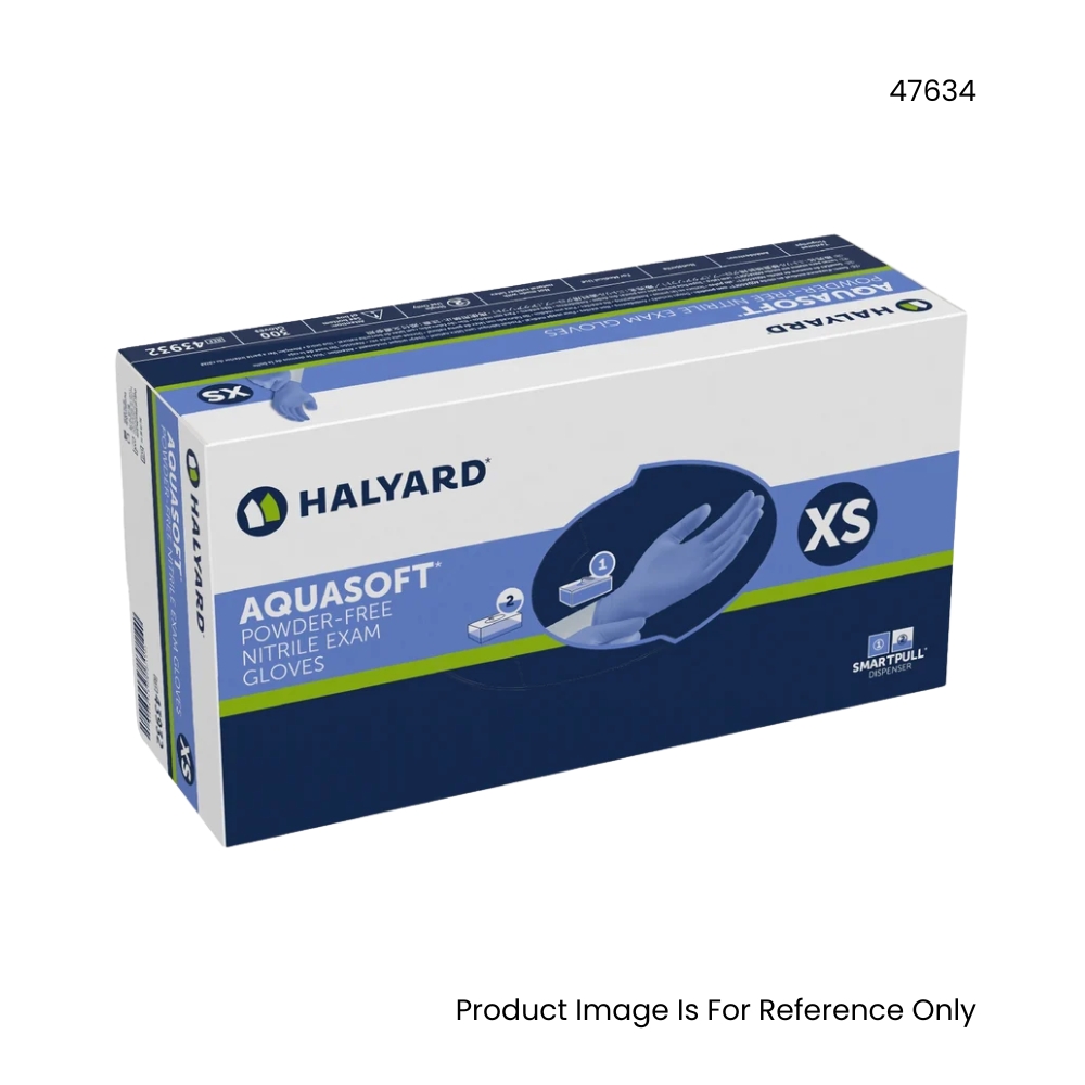 Halyard Aquasoft Powder-Free Nitrile Examination Gloves