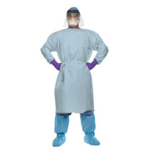 Halyard Chemo360 Gown Closed Back Tape Closure Poly Coated