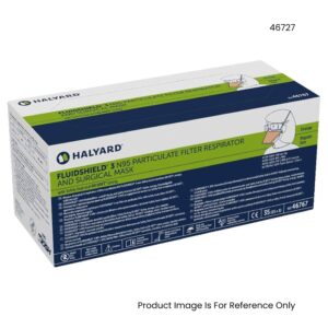 Halyard Fluidshield Level 3 N95 Particulate Filter Respirator And Surgical Mask