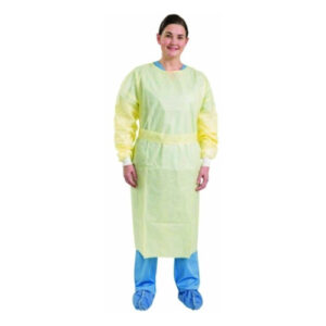 Halyard Impervious Full Back Comfort Gown Yellow