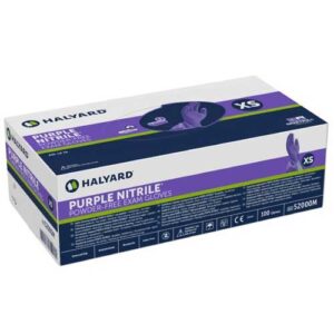Halyard Purple Nitrile Powder-Free Examination Gloves