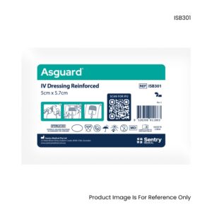 Asguard Exceed IV Dressing Reinforced High MVTR Film Paediatric 5 X 5.7cm