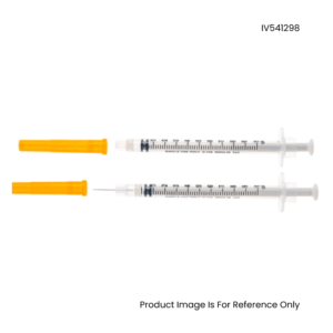 Insulin Syringe With Auto-Retractable Safety Needle Sterile 8mm 1ml