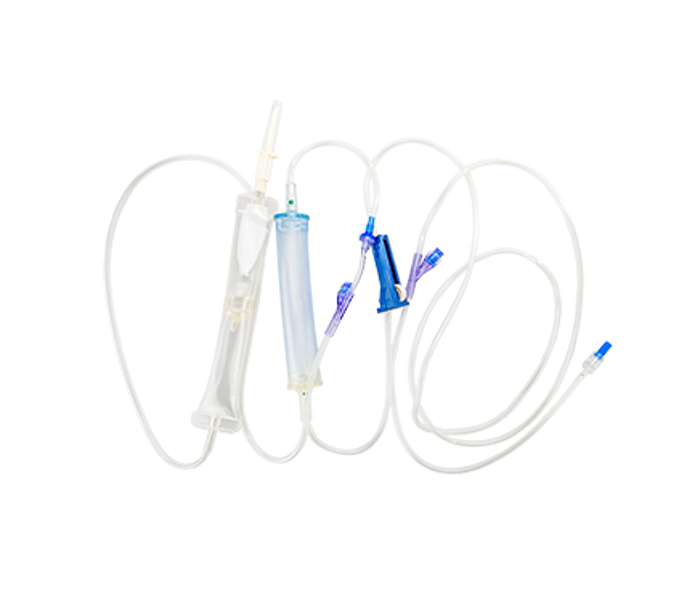 M Devices Transfusion Pump Set With Flexible Chamber And Needleless Access Site