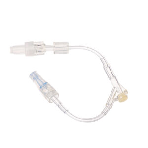 M Device Microbore Extension Set With RC Male Luer Lock To NeutralSite and Standard Y-Injection Site 10cm