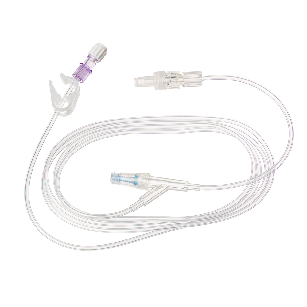 M Devices Minimum Volume Extension Set With Neutral Site Female To Male Luer Lock And Rotating Collar 165cm