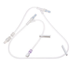 M Devices Standard Bore Extension Set 2 X Needleless Access Site Female To Male Luer Lock And Rotating Collar 80cm - Each