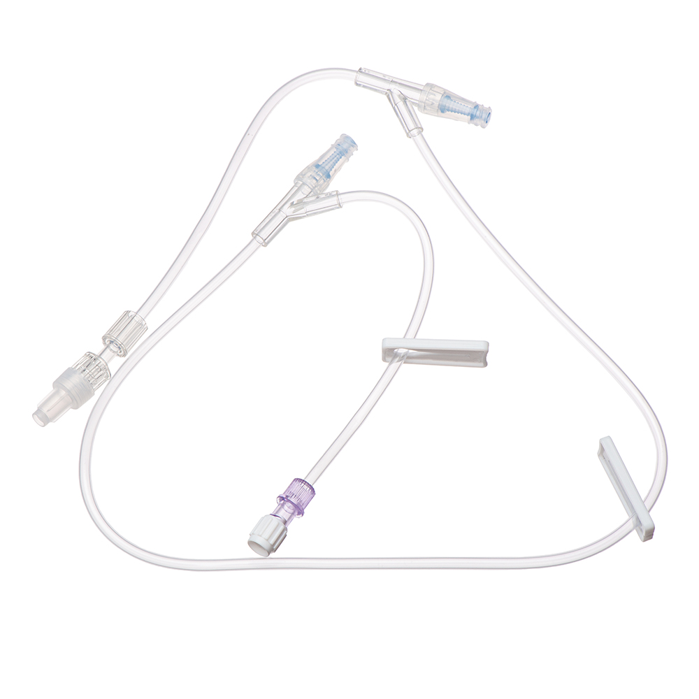 M Devices Standard Bore Extension Set 2 X Needleless Access Site Female To Male Luer Lock And Rotating Collar 80cm - Each
