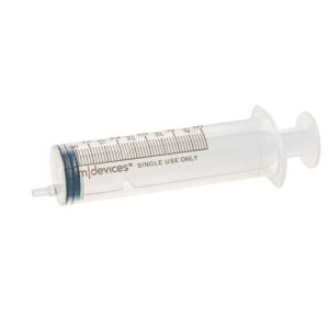 M Devices Luer Slip Syringe Without Needle Eccentric Nozzle Sterile
