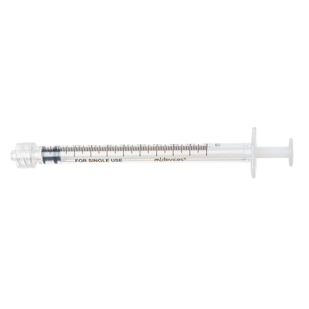 M Devices Luer Lock Syringe Without Needle Concentric Nozzle Sterile