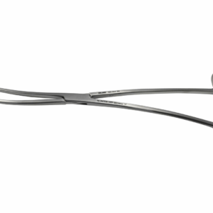 KLINI Uterine Forceps Bozemann dressing serrated curved 25cm
