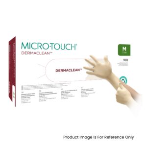 Ansell MICRO-TOUCH DermaClean Latex Examination Gloves
