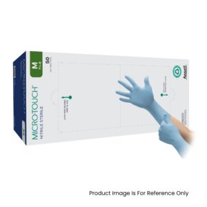 Ansell MICRO-TOUCH Nitrile Sterile Examination Gloves Blue