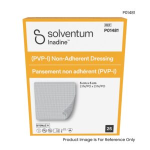 Solventum Inadine (PVP I) Non-Adherent Dressing All Size