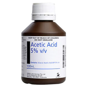 Acetic Acid Solution 3% Plastic Bottle 100mL