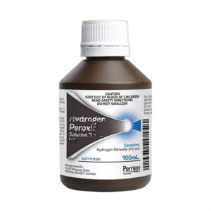 Hydrogen PeroXide 20 Vol 6% Plastic Bottle 100mL - Each