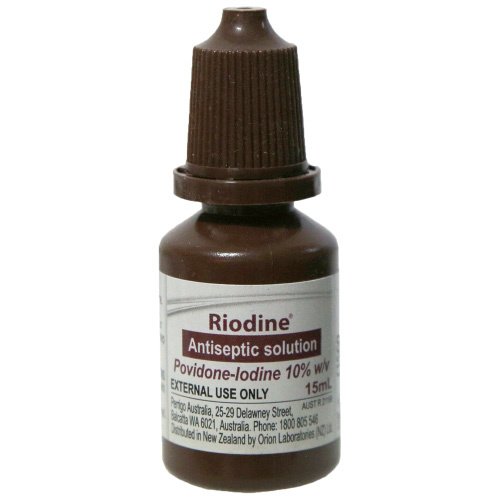 Riodine Povidone-Iodine Antiseptic Solution 10%