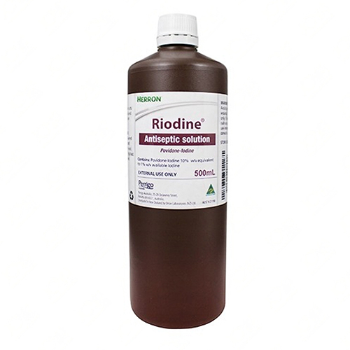 Povidone-Iodine Antiseptic Solution 10% (500ml) - Each