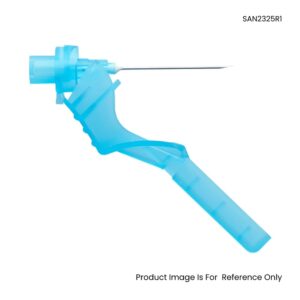 Agani Safety Hypodermic Needle 23G Blue