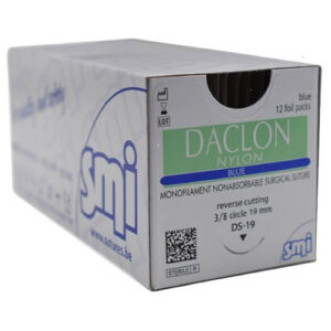 Daclon Nylon 3-0 19mm RC 45cm Blue - Box (12 Pcs)