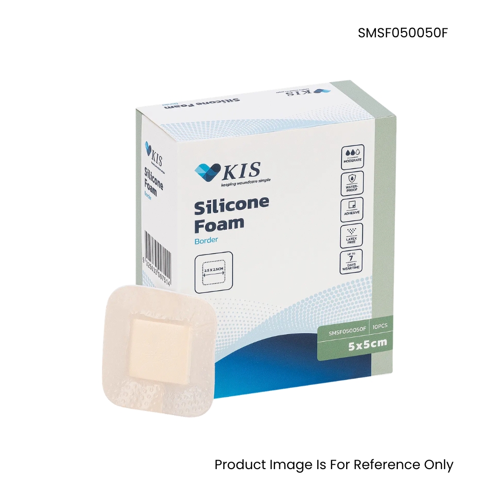 KIS Silicone Foam Adhesive Wound Dressing