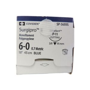 Surgipro 6-0 Ccrc-13 16mm 45cm Blue - Box (12 Pcs)