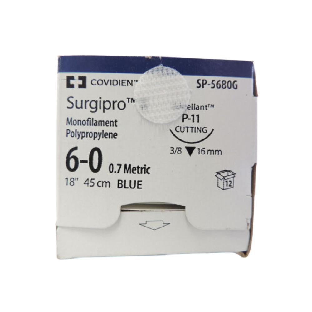 Surgipro 6-0 Ccrc-13 16mm 45cm Blue - Box (12 Pcs)