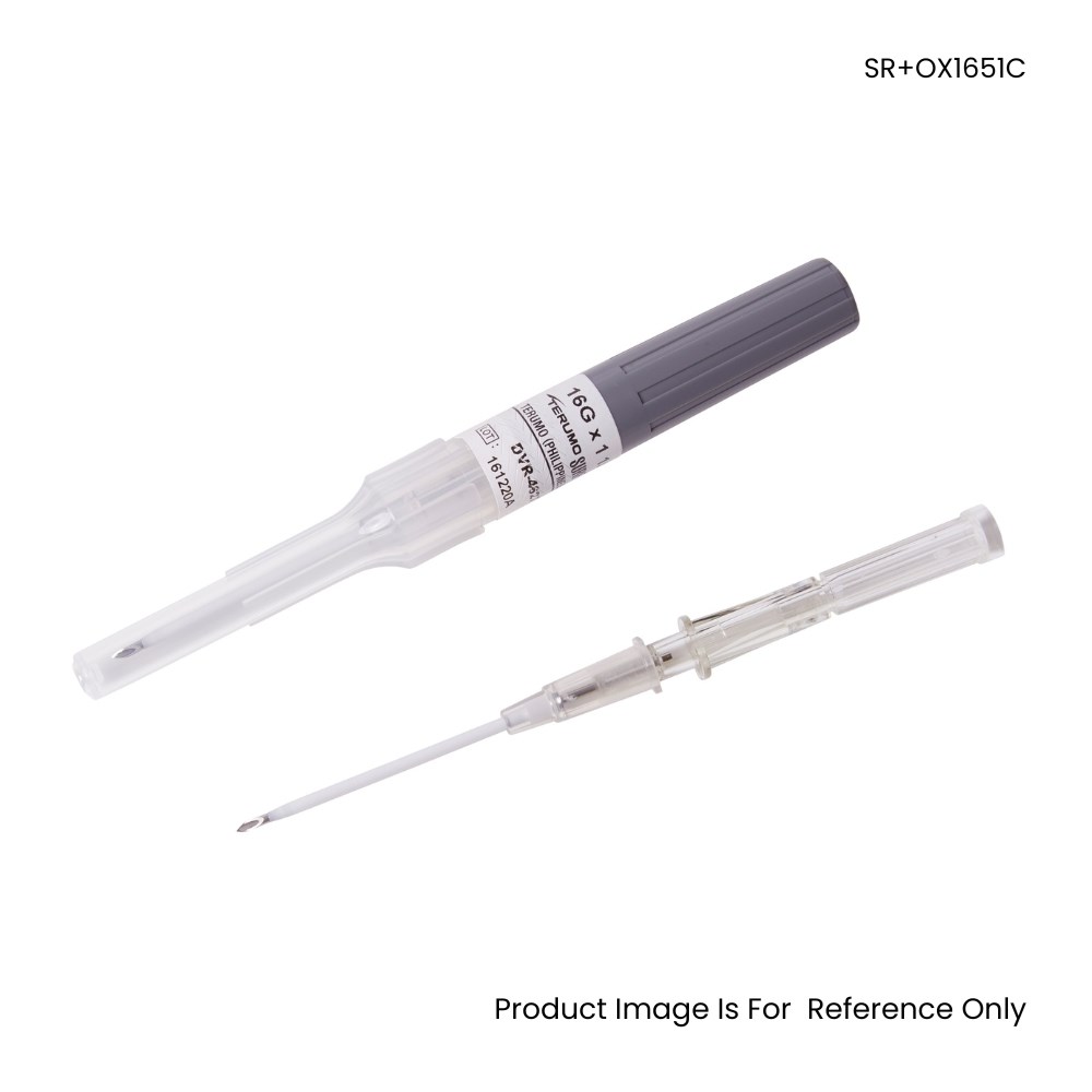 Surflo IV Catheter Non Safety 16G Grey