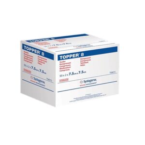 KCI Topper 8 Sterile Non Woven Gauze 7.5cmX7.5cm