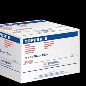 Topper 8 Sterile Non Woven Gauze 10cmX10cm - Each