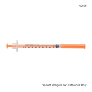 Unisharp Vaccination Fixed Needle Syringe 25G X 25mm 1ml