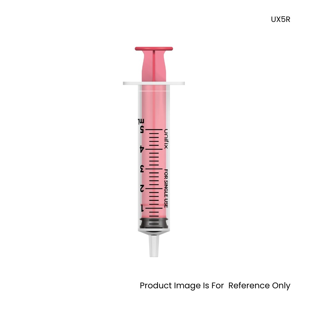 UniFix Syringe Without Needle For Anaesthetic Purpose Luer Slip 5ml