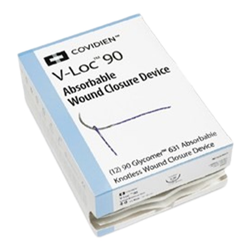 V-Loc 90 Absorbable Wound Closure Device 3-0 Undyed 45cm - Box (12 Pcs)