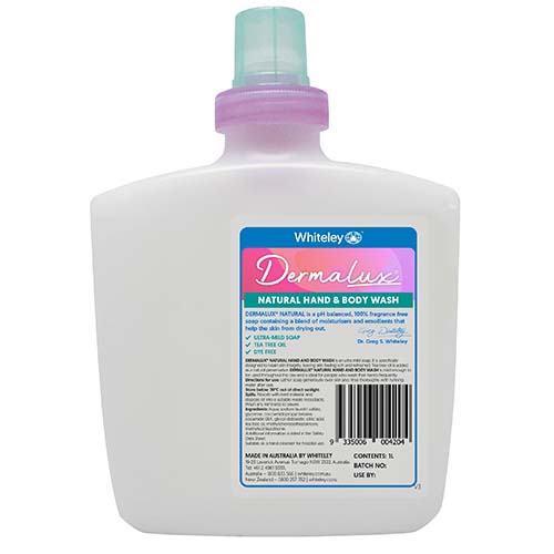 Whiteley Dermalux Natural Hand And Body Wash For Sensitive And Dry Skin